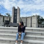 Sahiba Bali Instagram - Crash landed on you 🇰🇵 Dint get a chance to upload this before but Oct’23 we went to the demilitarised zone of North Korea with South. the land that Ive read about, the nation I’ve seen in documentaries, the unknown territory suddenly was in front of me. I cant explain the goosebumps I had when I saw a few locals through a telescope riding a bike deep within the city, the chills I got when I witnessed #DPRK - cant describe the feeling of being in the most shielded country in the world and yet being so far. How can our worlds be so different? #NorthKorea #DMZ