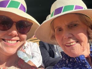 Sally Phillips Instagram - What a wonderful day out watching the Brits storm centre court with my marvellous Mum. Thank you @wimbledon