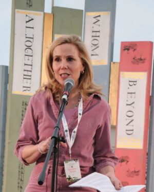 Sally Phillips Instagram - Mind blown, face and heart sore from wonderful time at @borrishouse #borrisfestivalofwritingandideas. So grateful to #letthelightin @sissaylemn for suggesting to the programmers that Ol be given a platform alongside him and so proud of Ol that he held the stage and did not disappoint #disco #notadryeyeintheroom . Such a delight for me to get to talk to and hear from @afuahirsch @katherine.rundell @anniemacmanus @yevagabonds @misspunnypennie @cerys6music @simonarmitage_official #elizabethstrout , great friend of the late great #irreplaceablejesssearch @maryrobinson, #isobelhilton, @jonronson (always👌) and see how a proper interview is done @alexclarkpresents . Thanks for having us, Borris, thanks for Ol’s pizza, falafels & brownies and shoutout to CHARLIE and Wanda from the man himself.