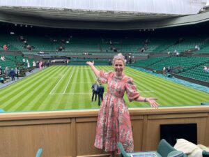 Sally Phillips Instagram - What a wonderful day out watching the Brits storm centre court with my marvellous Mum. Thank you @wimbledon