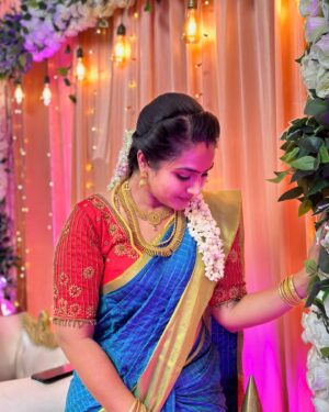 Salma Arun Instagram - Costume blouse from @faamysfashions
Costume sarees from @sri_priya_0511