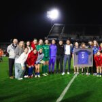 Sam Mewis Instagram - All the emotions from Sam during her speech as the Courage honor her legendary career tonight 🥹