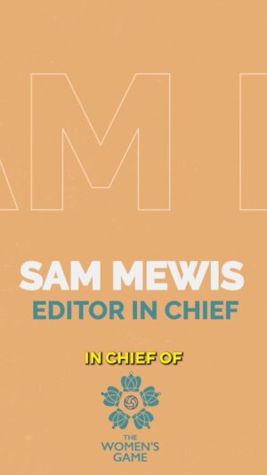 Sam Mewis Instagram - We could not be prouder to have @sammymewy join us as Editor-in-Chief of the @womensgamemib. Together, we’ll cover the dizzying growth of the Womens Game around the World via Pod, YouTube and pretty well every digital platform there is. 💪