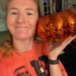 Sam Mewis Instagram - Just out here trying to disco with my dogs!!! 🪩
