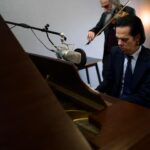 Sam Taylor-Johnson Instagram - A dream to be working with Nick Cave and Warren Ellis on the score for Back to Black @nickcaveofficial @thewarrenellis