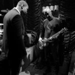 Sam Taylor-Johnson Instagram – Dale and Ade on a set visit @daledavisbass #adeomotayo #amywinehouse  #backtoblackfilm