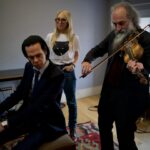 Sam Taylor-Johnson Instagram - A dream to be working with Nick Cave and Warren Ellis on the score for Back to Black @nickcaveofficial @thewarrenellis