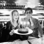 Sam Taylor-Johnson Instagram – You look very jealous of my cake. Well today you get your own. Happy Birthday gorgeous ♥️ @eltonjohn