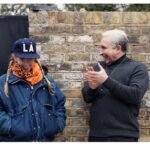 Sam Taylor-Johnson Instagram - Should work be this fun?!! Loving every second of this film shoot. Eddie you’re such a joy @eddiemmarsan #backtoblackfilm