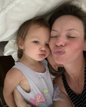 Samantha Droke Instagram - She is my sweet and sassy, smart and so funny, strong and so brave little princess. She’s my spunky has to do everything by herself little girl. And today she is 2! 😭💗