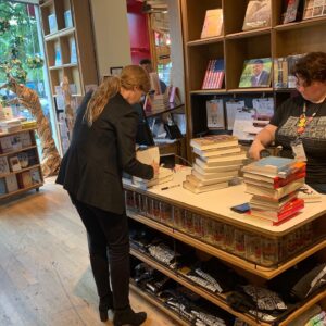 Samantha Power Instagram - Was walking by @kramerbooks ... so why not sign some books?