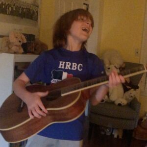 Samantha Power Instagram - Declan got a guitar for his 11th birthday on Friday. He doesn’t know how to play a note yet but his mother likes his taste in music. #FolsomPrisonBlues