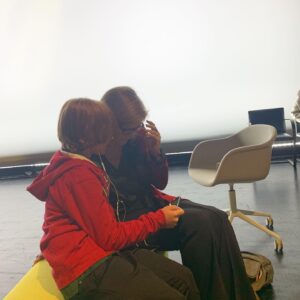 Samantha Power Instagram - Watching @nationals game with my son backstage @chicagoideas