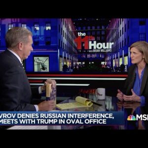Samantha Power Instagram - Have (understandably!) been asked a lot about Trump, Russia, and Ukraine over the past few days. Thought I’d share what I told Brian Williams.