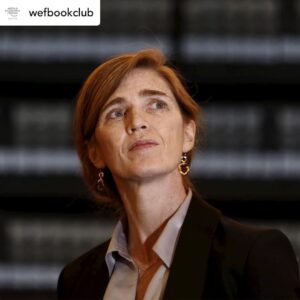 Samantha Power Instagram - REPOST: @wefbookclub Announcing our February pick! This month we'll be reading.... @samanthajpower's The Education of an Idealist! Get your copies and get ready! 
#authorsofinstagram #wefbookclub #bookstagram #wef20
