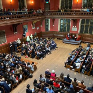 Samantha Power Instagram - Great to be with so many committed, engaged young people — idealists, even — at @theoxfordunion last night