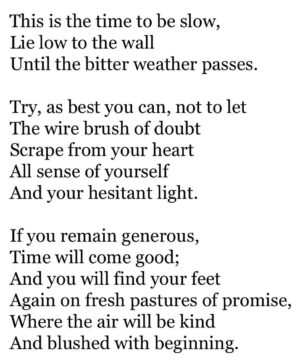 Samantha Power Instagram - “This is the Time to Be Slow,” by Irish poet John O’Donohue (1956-2008) #MemorialDay