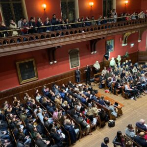 Samantha Power Instagram - Great to be with so many committed, engaged young people — idealists, even — at @theoxfordunion last night