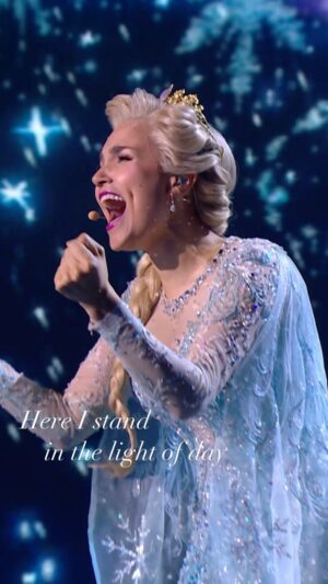 Samantha Barks Instagram - Did you see Samantha Barks shimmer as Elsa on the Britain’s Got Talent stage? Chills! ❄️ Disney’s Frozen The Musical plays its final performance in London’s West End on 8 Sep. Let it go one last time.