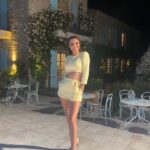 Samantha Barks Instagram - ❤️ Delighted to be back on @mammamiadreamtv tomorrow in sunny Corfu at 6.25 @itv @chattyman @jessieware @msamberpriley Yellow 💛 Outfit: @zimmerman Shoes: @ginashoesofficial White 🤍 Dress: @zimmerman Shoes: @casadeiofficial Stylist - @karl_willett Make up - @marcosgmakeup Hair - @meganmarshallhair