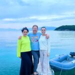 Samantha Barks Instagram - Missing these glorious people already!! I had so much fun in Corfu #bts with everyone! I am so excited for you all to see this show to see what we have been up to @mammamiadreamtv 🇬🇷❤️