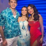 Samantha Barks Instagram - My handsome date for the @mammamiadreamtv finale 🥰🥹 MASSIVE congratulations to @steviedoc_ & @tobias_turley who are going to be so fabulous in @mammamiamusical I can’t wait to come and see you both shine! Also congratulations to all of the contestants and thank you for your beautiful performances and your hand work! I can’t wait to see all the exciting things that are coming your way!! Dress: @azziandosta Jewellery: @aariya_diamonds Shoes: @casadeiofficial GLAM Styling: @karl_willett Styling Assistant: @Adele_pentland & @_bekigriffiths Alterations: @carolinajobb Make up: @marcosgmakeup Hair: @meganmarshallhair