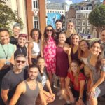 Samantha Barks Instagram - I have had the most beautiful last day at @frozenlondon before I start my maternity leave!Performing as Elsa to 8 months pregnant has been one of the greatest joys of my life and I am so grateful to @frozenlondon for making it possible and being so supportive every step of the way!! I want to thank this amazing cast for their love and support and for such a glorious year together on and off stage!! This building is truly special and I can’t wait to return to Arendelle in the new year! Today they threw me a beautiful party to send me on my way for maternity leave and my heart is full to the brim with all the love they have showed me!! Thank you everyone at @frozenlondon ❤️ BIG love to @bencirish for the most incredible cake 🥹❤️