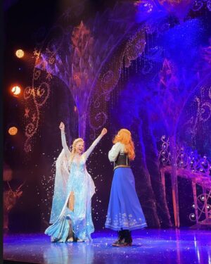 Samantha Barks Instagram - Tonight is my last show with the amazing @_emlane_ ❤️ Watching her step in to this role and sharing the stage with her every day has been an absolute pleasure. Her love for this role lights up the stage every night, and off stage that joy radiates throughout the building. She is wise beyond her years and sometimes it’s easy for me to forget how young she is because of the powerhouse leading lady she has already become. Many young people I meet in the industry look up to her and are inspired by her journey in Frozen and nothing makes me happier to hear. Her professionalism, dedication, work ethic and the absolute joy-that-is-her, is inspiring. While I will undoubtedly be upset today knowing it’s our last show together, I am really trying to focus on  soaking up every last moment with her. I am so proud of her in every way and nothing makes me happier than seeing the exciting things already happening in her career! Love you Em⭐️✨🌟

📸 - @xo_lou_xo 
📸 - @miagaywood