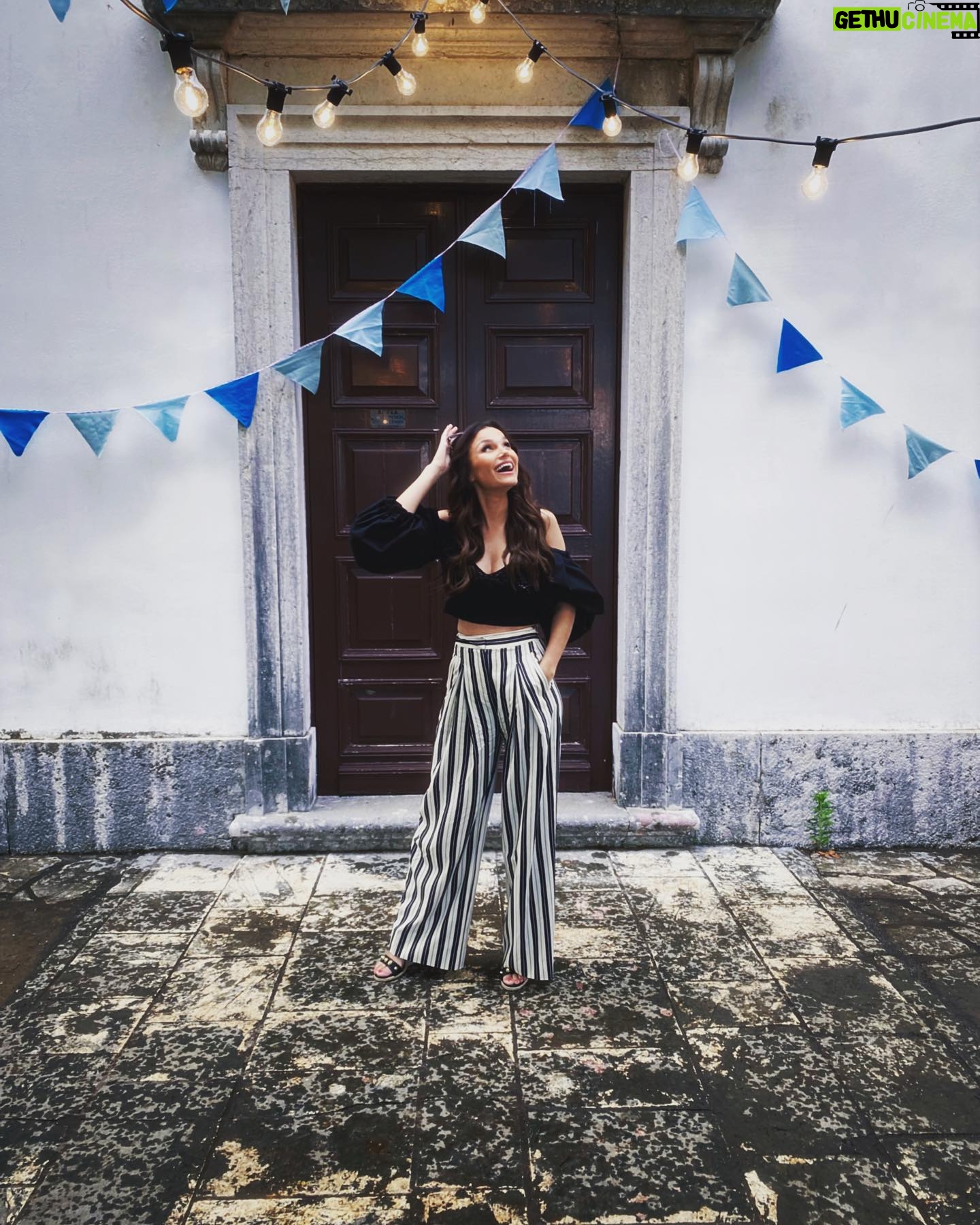 Samantha Barks Instagram - Mamma mia finale here we go!!! It has been such an honour getting to be on this panel, it has meant so much to me and I have felt so lucky to get to watch these incredibly talented performers get better and better as the weeks have gone on! They genuinely made our decisions so difficult as they were all so brilliant! They worked their asses off and it’s been a joy to watch them all shine!! Tune in next week for your chance to choose who is the next Sophie and Sky!! @mammamiadreamtv Make up - @marcosgmakeup Hair - @meganmarshallhair Styling - @karl_willett Evening 🌙 Dress @sir__ Shoes @stevemaddenuk Earrings @sorujewellery Daytime ☀️ Top @pinkoofficial Trousers @me_andem Shoes @SophiaWebster