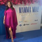 Samantha Barks Instagram - Mamma Mia Press day!!!🌸 I am SO excited for you all to see this show! It was an honour to be a part of, we all had so much fun shooting it and I can’t wait for you to tune in soon!! So lovely to be reunited with the wonderful @jessieware & @chattyman! ❤️ @mammamiadreamtv @itv Thank you to my lovely glam team for making me feel glam at 9 month pregnant 🙏 you are the best ❤️ Hair- @iamjamesjohnson Make up- @marcosgmakeup Styling- @karl_willett Dress - @tallermarmo Shoes- @ginashoesofficial