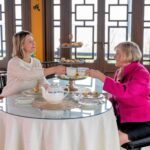 Samantha Brown Instagram - National Tea Day is coming up this Sunday, April 21st! We’ve been to a few afternoon teas for Places to Love. Can you guess which episodes each of the photos above are from? And if you want to treat yourself to some afternoon tea to celebrate the day, tap my username @samanthabrowntravels and click the LINK in bio for some of my favorite places around the world. #samanthabrown #placestolove #afternoontea #nationalteaday