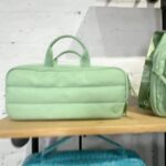Samantha Brown Instagram - Just dropped a huge new collection of my Samantha Brown travel accessories. All road tested by moi. Here are two of my new travel products that make being mobile a little easier. Quilted Cosmetic organizer item # 869443 $49.95. Shown in sage green Quilted Sling Bag item #859289. $29.99. Shown in Vanilla Available @hsn