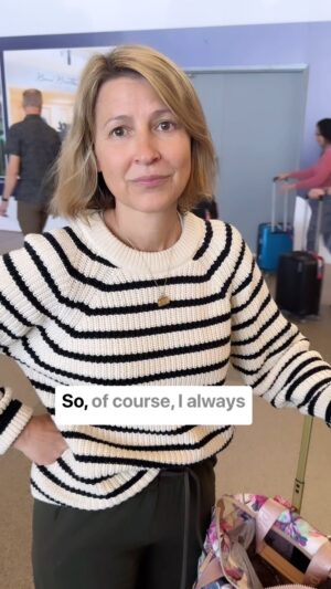 Samantha Brown Instagram - True story, I was involved in the testing of the Uncrustable. 

I was staying at a Ritz Carlton back in early 2000’s  shooting my series Great Hotels and they had them out in the concierge level lobby. I would go to that lobby twice a day and ignore all the nice prepared food: shrimp salad, chicken skewers with mango salsa, mozzarella  tomato on toast points and eat one, and pocket another. 

I LOVED them. 

I filled out a little score card.  I feel like I’ve contributed to their success in some small way 😁

Link in my bio for more info on my Travel bag