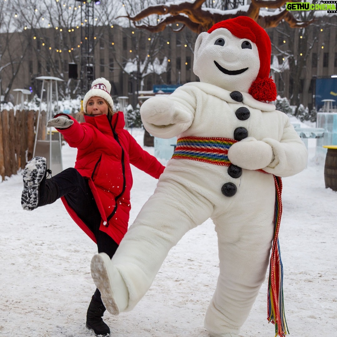 Samantha Brown Instagram - I know everyone’s got summer travel on their mind but there’s no harm putting Quebec Winter Carnival on your travel radar! So many places go quiet during the winter months but not Quebec City. It turns into a snowy wonderland! Tune in today, Friday, on @createtvchannel at 10:30 AM ET and again at 5:30 PM ET to see why Québec City, Canada is a Place to Love. Check the "how to watch" link in bio for information on showing in your location and set your DVR so you don't miss a thing! #samanthabrown #placestolove #quebeccite @quebeccite