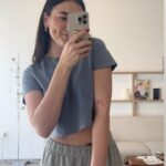 Samantha Fekete Instagram - you’re just in time, make your tea and your toast 🤍 thank you thank you thank you to @lina.ua for bringing this tattoo idea to life, better than I could have imagined, and for providing the most lovely energy for this moment ✨💓 beaming with joy still that I finally have a representation of what this song means to me on my body !! #tattoo #matilda #minivlog #harrystyles
