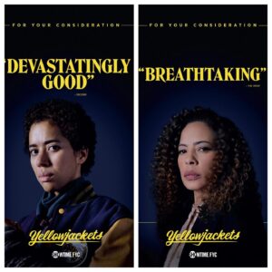 Samantha Hanratty Instagram - FYC Emmy voting - you know what to do♥️ This @yellowjackets cast inspires me so much! Each and every one of these incredible humans, including our “guest cast” is so incredibly fantastic! So much heart goes into making our wild show! The directing was incredible this season. The writing was beautiful and heartbreaking; our casting killed it again; wardrobe was out of this world,  @amyparris you are a genius; hair and makeup; props; our ADs, PAs, and literally everyone else! They all deserve recognition for their incredible work this season! #fyc #emmys #yellowjackets #showtime