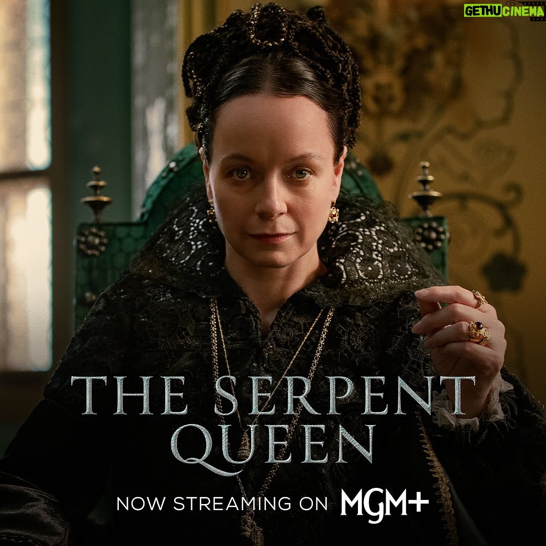 Samantha Morton Instagram - Excited to share that The Serpent Queen season one is coming to the UK on MGM from May 20th. Catch up before season two premieres this summer! @mgmplusuk