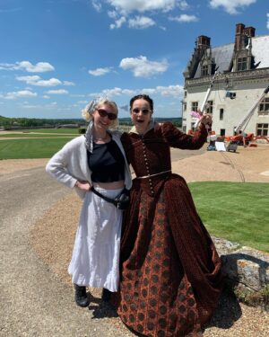 Samantha Morton Instagram - Absolute honour and a privilege to play Catherine and work alongside such a great cast. 
The best team too, #JustinHaythe, #ErwinStoff, #NickOHagan, #JohnBernard and my glorious Celeste. @serpentqueenstarz