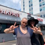 Samantha Morton Instagram – The best food
The best vibes
The best company
❤️❤️🦋🦋❤️❤️
@marty_cofie_pt_and_artist
@harry.holm
@_atlantabreakfastclub