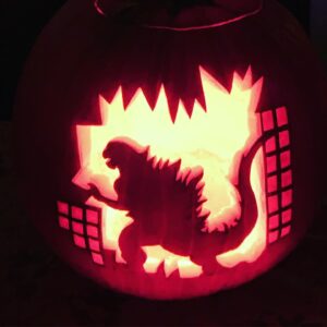 Samantha Morton Instagram - Happy Pumpkin day 🎃
From Godzilla and Totoro (Bit of a Japanese pop culture theme going on this year)

#Halloween
