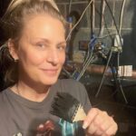 Samantha Smith Instagram - Not to be outdone by LAST Friday’s activities, this weekend I’m straightening out THIS mess, starting with some paint called “BLACKOUT.” Who can rival this level of excitement?? #BasementsNeedLoveToo