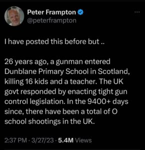 Samantha Smith Instagram - Zero since. We’ve already had 89 in 2023. #ItsTheGuns