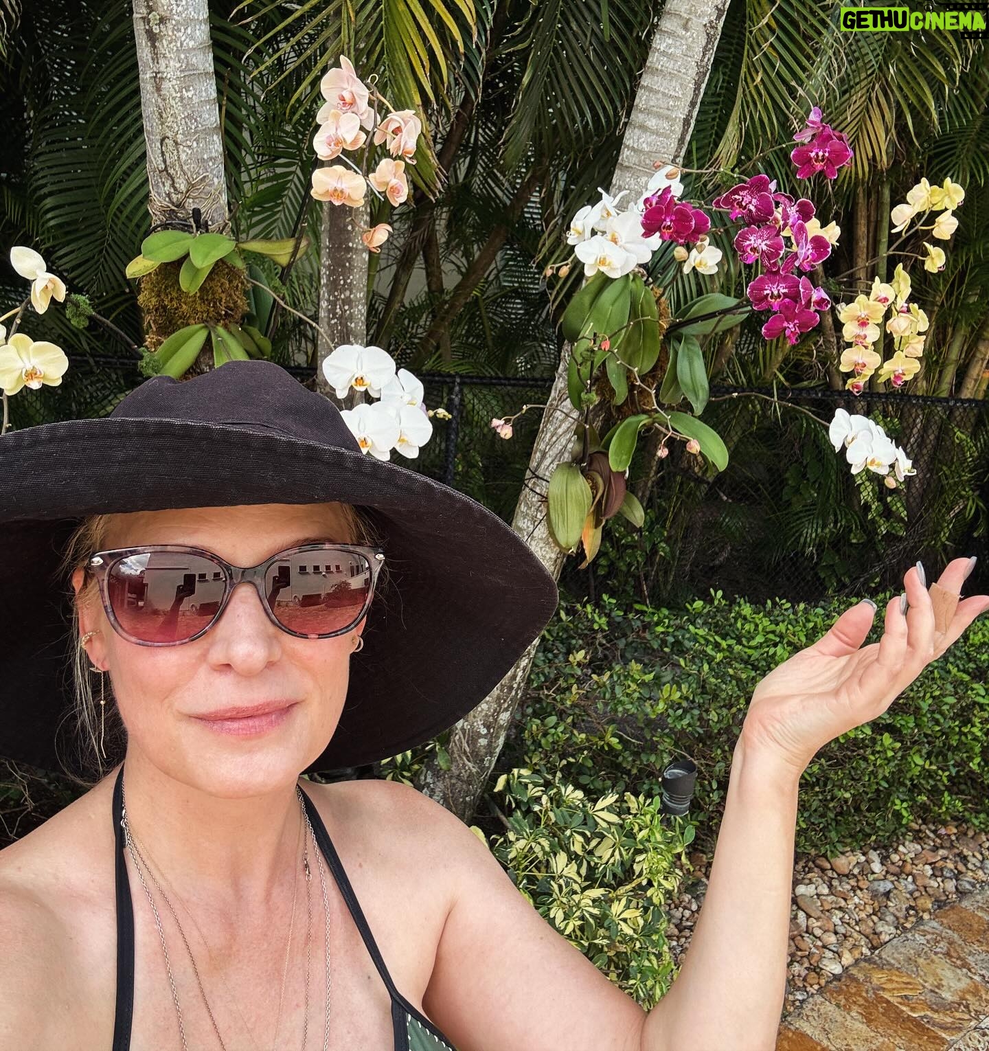 Samantha Smith Instagram - When you visit your friend and she has orchids. Just, you know, growing on her trees. #Florida #ItsFebruary