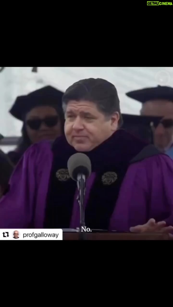 Samantha Smith Instagram - šš¼ #repost Governor JB Pritzkerās speech at North Western University. He received an honorary doctor of laws from his alma mater. @govpritzker (Go to @profgalloway to see the full video, itās worth your time!)