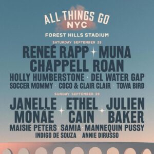 Samia Finnerty Instagram - so stoked to play @allthingsgo again this year and in new york ❤️
also thank you @a2im for giving honey best pop record of the year last night 😭