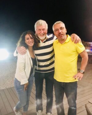 Samira Lachhab Instagram - Super moment avec monsieur Patrick Préjean...🦋