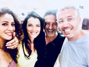 Samira Lachhab Instagram - Avec les copains ! ❤️ @laetitia_fourcade @bermouga @atmenkelif.. smile smile !!!💋