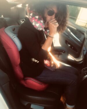 Samira Lachhab Instagram - Retour à l’enfance... on voyage comme on peut😊 ... week-end idyllique..🦋