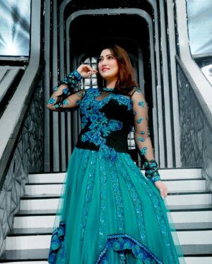 Sampurna Lahiri Instagram - Elegance is the only beauty that never fades 💫💙
.
Makeup - @dabhijit860 
Outfit - @abhishekraycreations 
Styled by - @rinkikhatoon 
Photography - @suvro_tanu001 
Team - @sudipanchakraborty @sourabh181707 @ayesree 
. 
#dadagiri #photoshoot #elegance #beauty #gown #fashion #blue #feelgood #selflove #moment #goodvibes