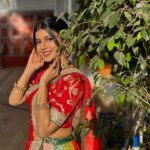 Samridhi Shukla Instagram - Mala mein aa tujhko piro lu Tujhe pehnoon sajan Honton mein aa sargam sa boloon Tujhe ratt lu sajan ❤️